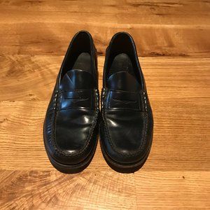 Sebago Black Leather Loafers